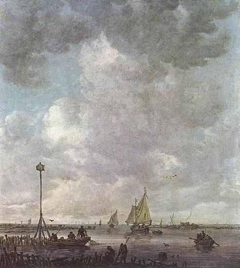 Jan van Goyen Marine Landscape with Fishermen oil painting picture